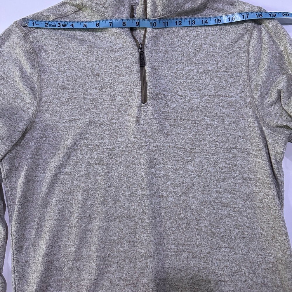 Greg Norman Men’s Medium Heather Gray 1/4 Zip Pullover Fleece Golf Sweatshirt - Picture 5 of 8